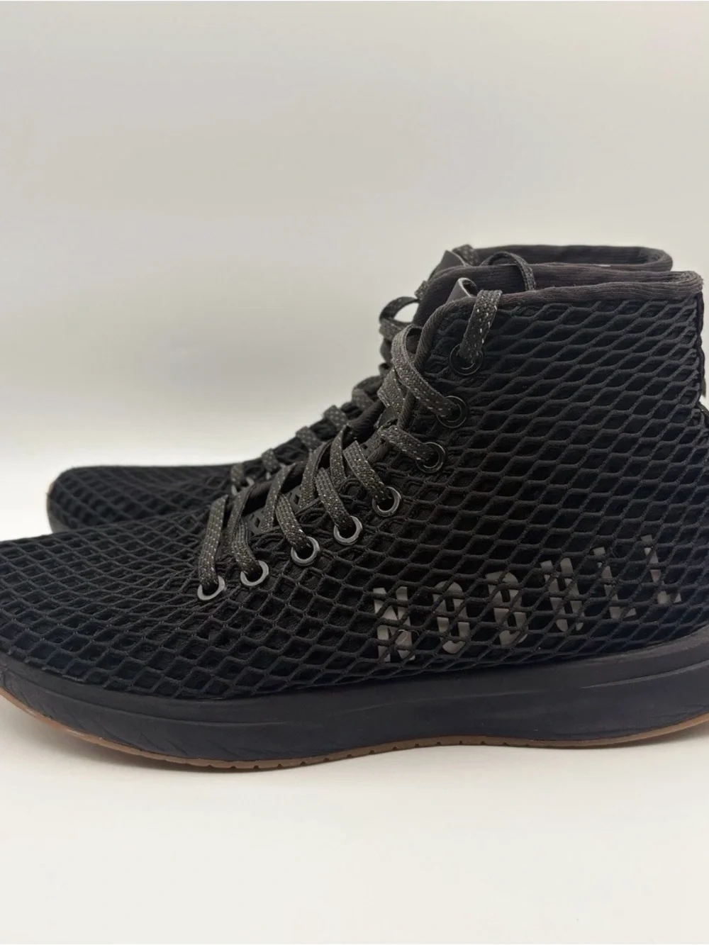 NOBULL Black High-Top Mesh Training Sneakers
